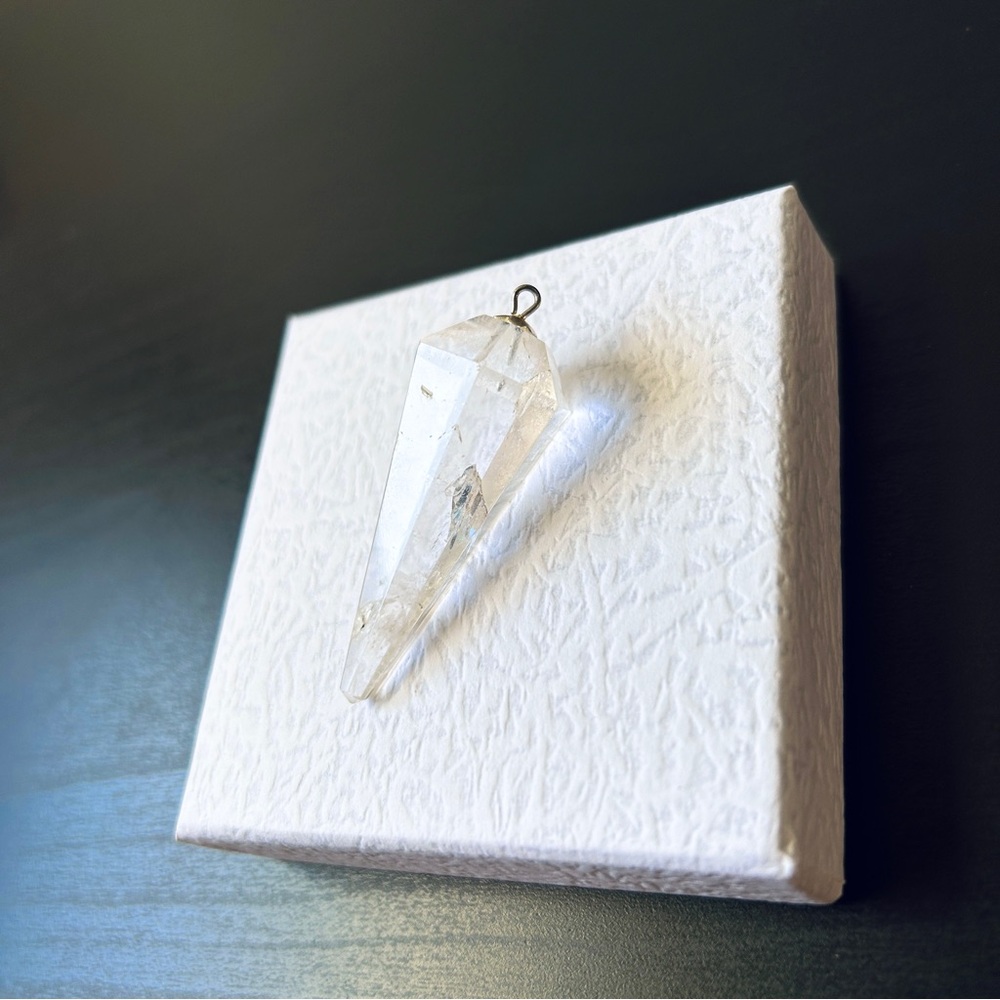 Crystal Clear Quartz Pendant